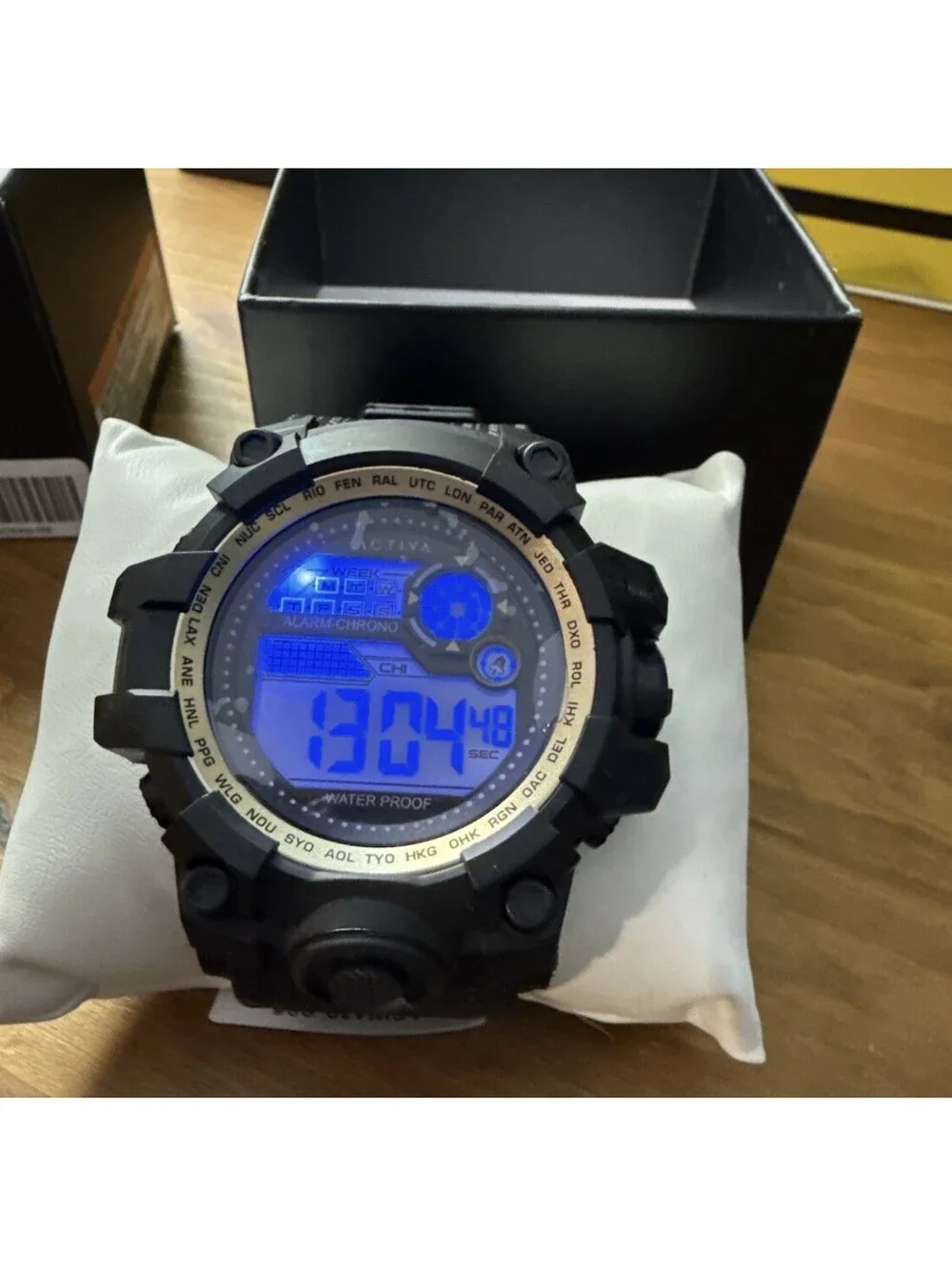 Activa X Invicta Men's DigitalWatch - 52mm, Black (ACW430-006)